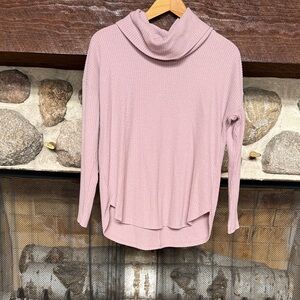 LOFT waffle knit top